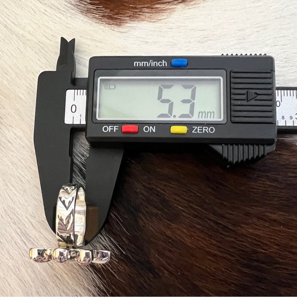 ❤️ Wild Horse Jasper Navajo Cluster Ring w Heart Center Adjustable Ring 9.1 Gm - Picture 14 of 14